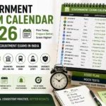 Government Exam Calendar 2026 - upcoming UPSC, SSC, banking, railway, and teaching exam dates
